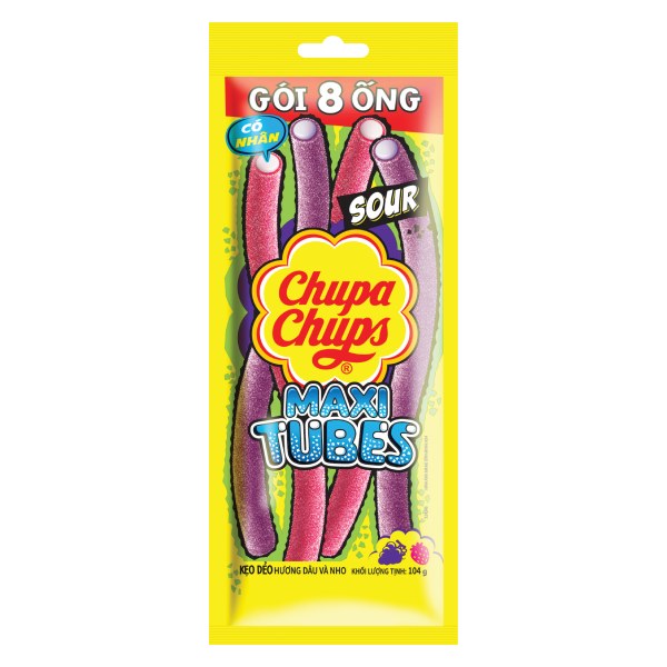 Kẹo Dẻo Chupa Chups Hương Dâu Nho 104G
