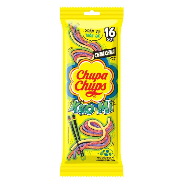 Kẹo Dẻo Chupa Chups Sợi Mì Trái Cây 38G
