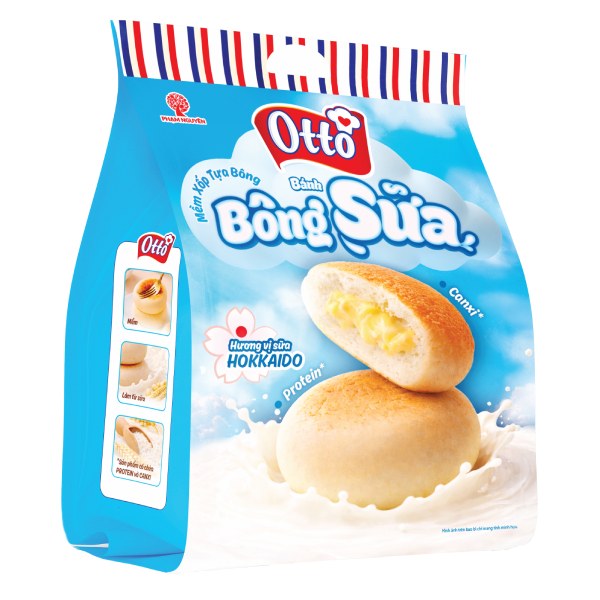 Bánh Otto Bông Sữa Vị Sữa Hokkaido Túi 160G