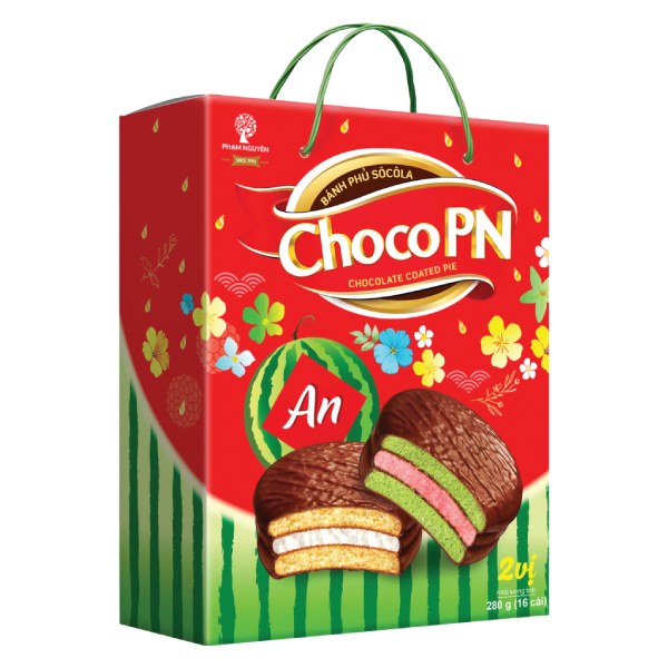 (Mẫu Tết) Bánh Choco PN 2 Vị Hộp 280G