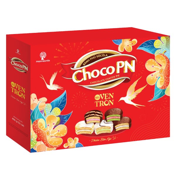 Bánh Choco PN Ngũ Vị Hộp 406G