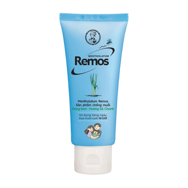 Kem Chống Muỗi Remos Hương Sả Chanh 70G