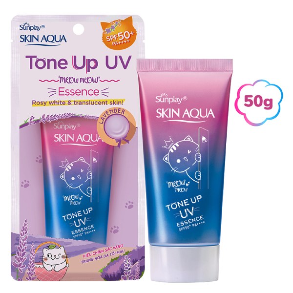 Tinh Chất Chống Nắng Nâng Tông Skin Aqua Tone Up Uv Lavender SPF50+ PA++++ 50G