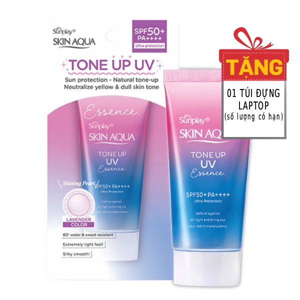 Tinh Chất Chống Nắng Nâng Tông Skin Aqua Tone Up Uv Lavender SPF50+ PA++++ 50G