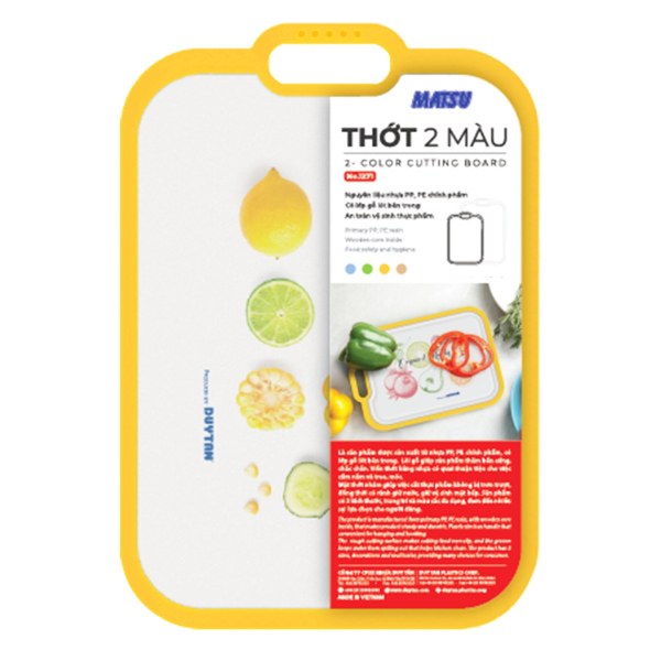 Thớt Nhựa Matsu 36.7*25.3Cm