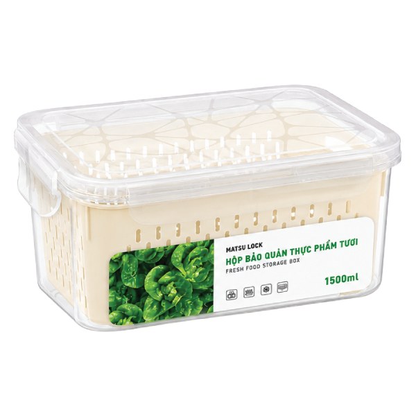 Hộp Bảo Quản Thực Phẩm Matsu 1500Ml