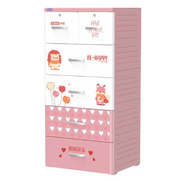 (Black Friday) Tủ Mina Duy Tân 5 Ngăn 60*48*124Cm