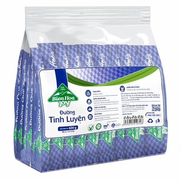 Đường Que Tinh Luyện Biên Hòa Joy Gói 600G