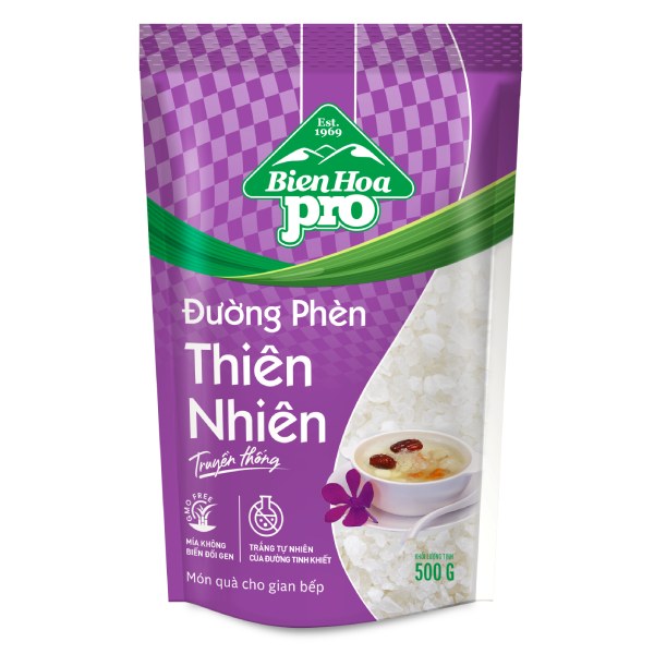 Đường Phèn Thiên Nhiên Biên Hòa Pro Gói 500G