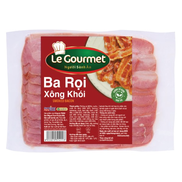Ba Rọi Le Gourmet Xông Khói 500G