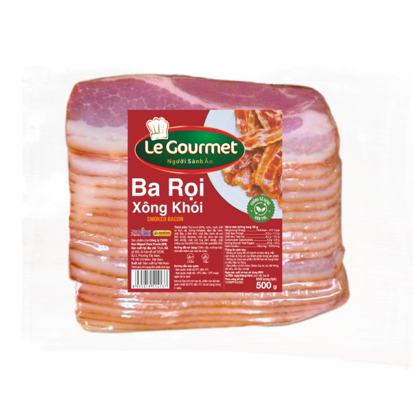 Ba Rọi Le Gourmet Xông Khói 500G
