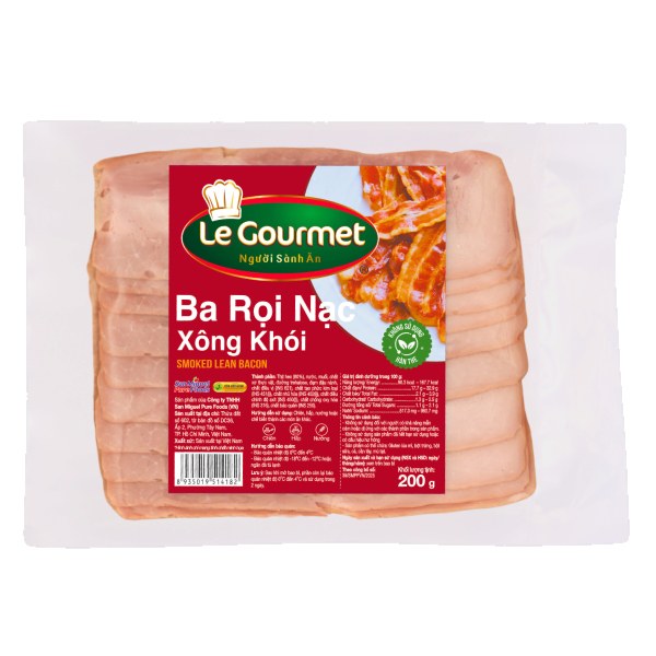Ba Rọi Nạc Le Gourmet Xông Khói 200G