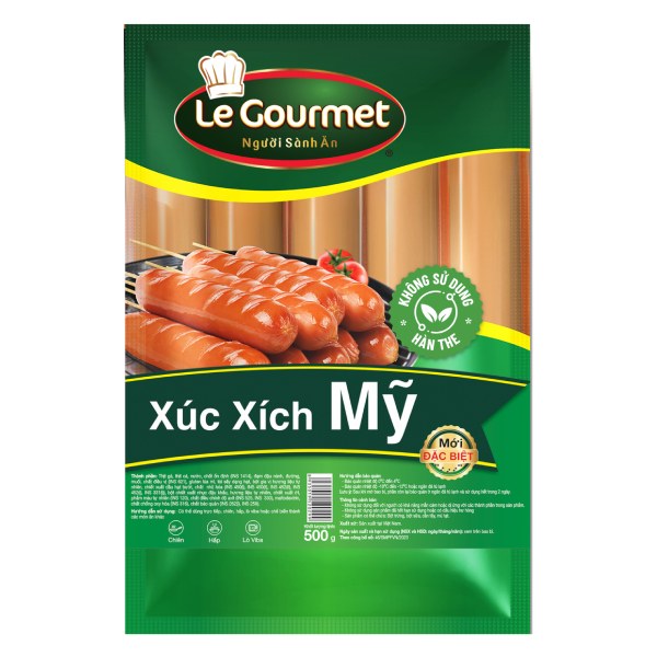 Xúc Xích Mỹ Le Gourmet 500G