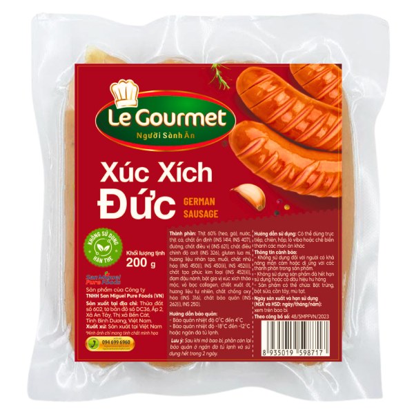 Xúc Xích Đức Le Gourmet 200G