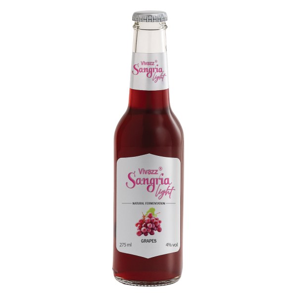 Nước Trái Cây Lên Men Vivazz Sangria Light Nho Đỏ 275Ml