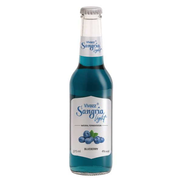 Nước Trái Cây Lên Men Vivazz Sangria Light Việt Quất 275Ml