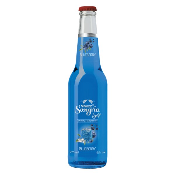 Nước Trái Cây Lên Men Vivazz Sangria Light Việt Quất 275Ml