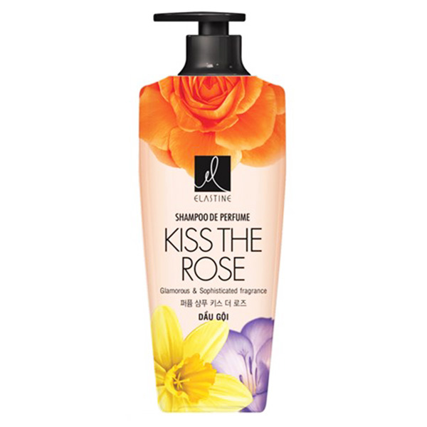 Dầu Gội Elastine Kiss The Rose 600 Ml