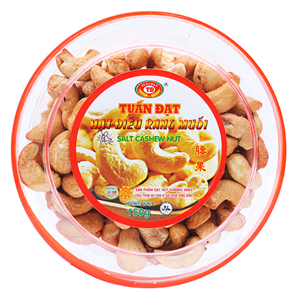 Hạt Điều Muối Tuấn Đạt 150G 