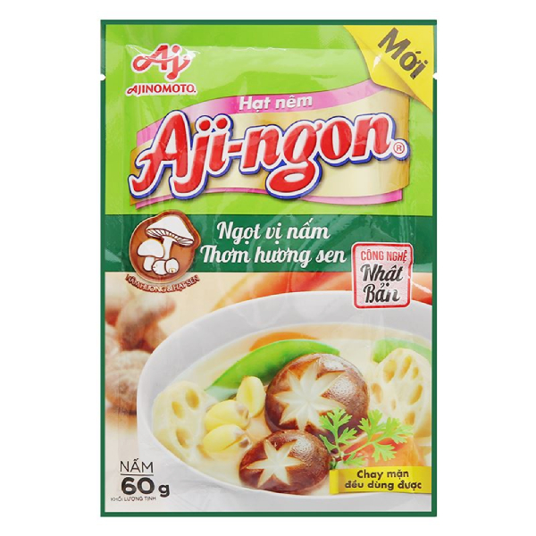 Hạt Nêm Aji-Ngon Nấm Gói 60G
