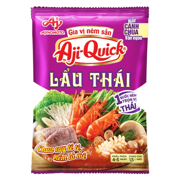 Gia Vị Nêm Sẵn Aji-Quick Lẩu Thái Gói 50G