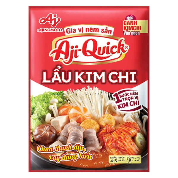 Gia Vị Nêm Sẵn Aji-Quick Lẩu Kim Chi 44G