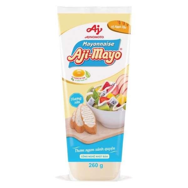 Xốt Mayonnaise Aji-Mayo Ngọt Dịu 260G