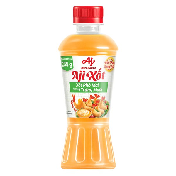 Xốt Phô Mai Aji-Xốt Hương Trứng Muối Chai 235G