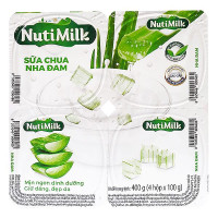 (Only Emartmall) Lốc 4 Sữa Chua Ăn Nutimilk Nha Đam 100G