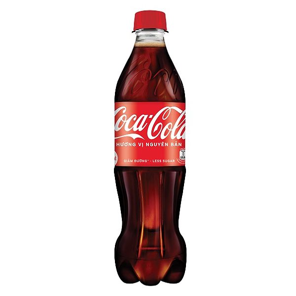 Nước Ngọt Coca Cola Vị Nguyên Bản Giảm Đường Chai 600Ml