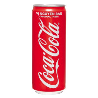 Nước Ngọt Coca Cola Sleek Lon 320Ml