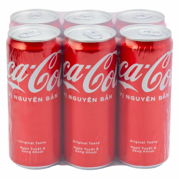 Nước Ngọt Coca Cola Sleek Lốc 6 Lon 320Ml