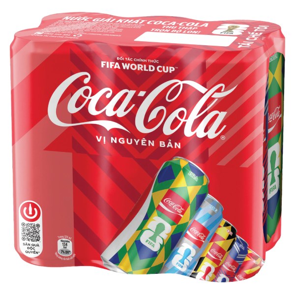 Nước Ngọt Coca Cola Sleek Lốc 6 Lon 320Ml