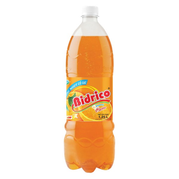 Nước Ngọt Bidrico Cam 1.25L