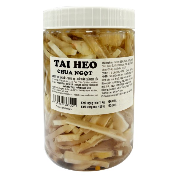 Tai Heo Chua Ngọt Hũ 1Kg