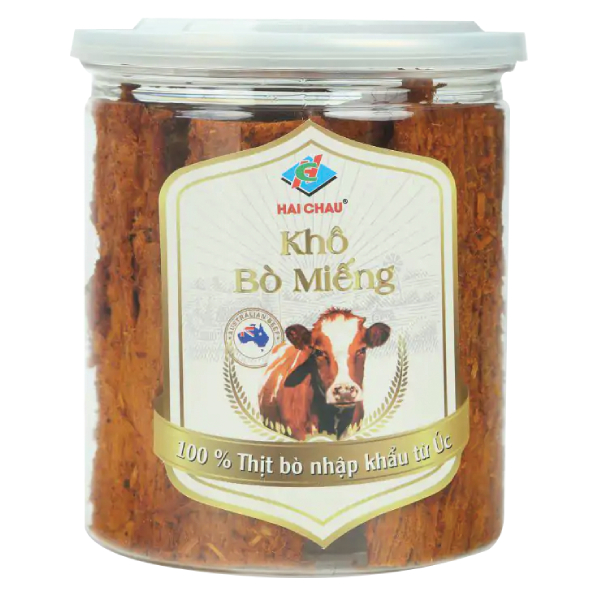 Khô Bò Miếng Hải Châu Hũ 100G