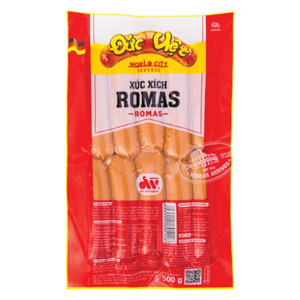Xúc Xích Romas Đức Việt 500G
