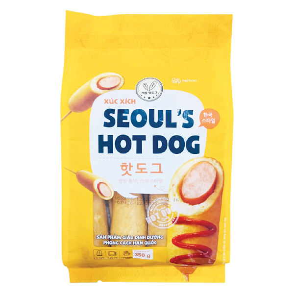 Xúc Xích Seoul's Hotdog 350G