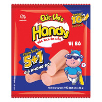 (Siêu Sale 25.12) Xúc Xích Ăn Liền Đức Việt Handy Vị Bò Gói 192G