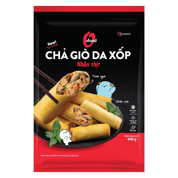 Chả Giò Xốp O'food Đức Việt Nhân Thịt Gói 300G