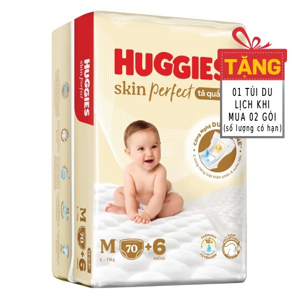 Tã Quần Huggies Skin Perfect M70