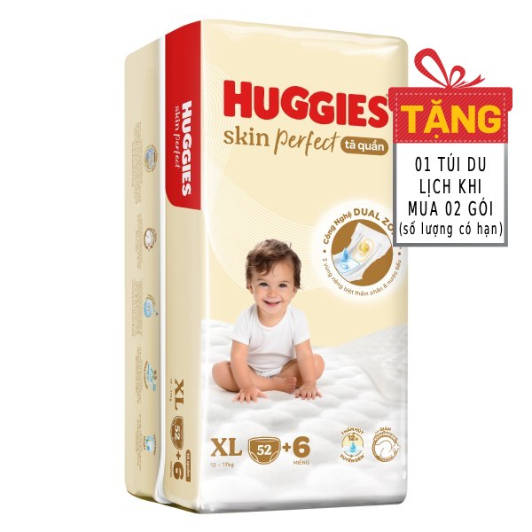 Tã Quần Huggies Skin Perfect XL52