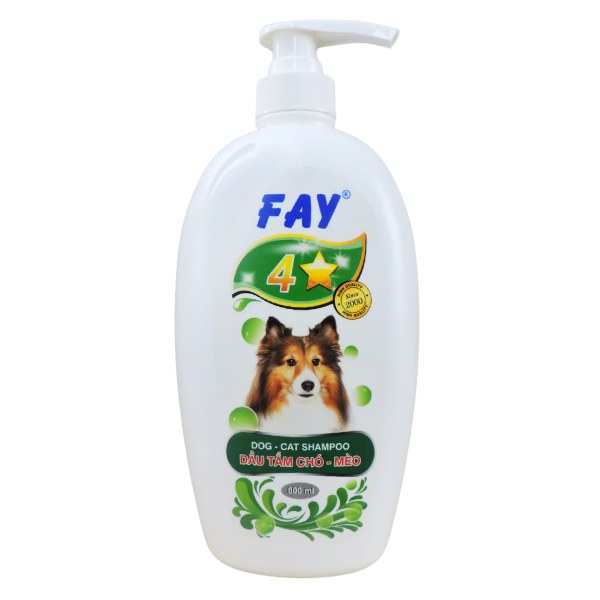 Dầu Tắm Chó Mèo Fay 4 Sao 800Ml
