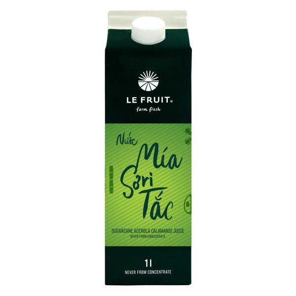 Nước Ép Le Fruit Mía Sơri Tắc Hộp 1L