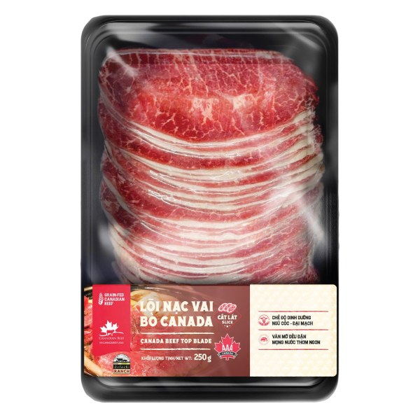 Lõi Nạc Vai Bò Canada Đông Lạnh Bottega Zelachi Ranch Khay 250G