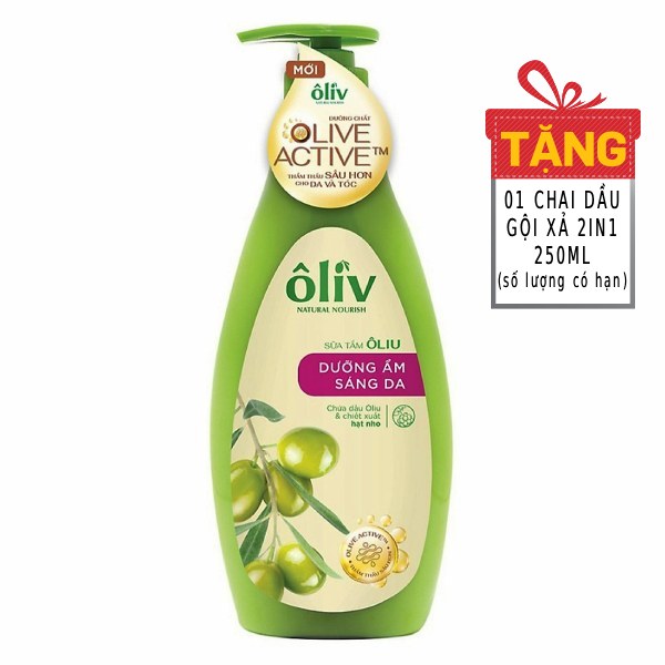 Sữa Tắm Ôliv Sáng Da 650Ml