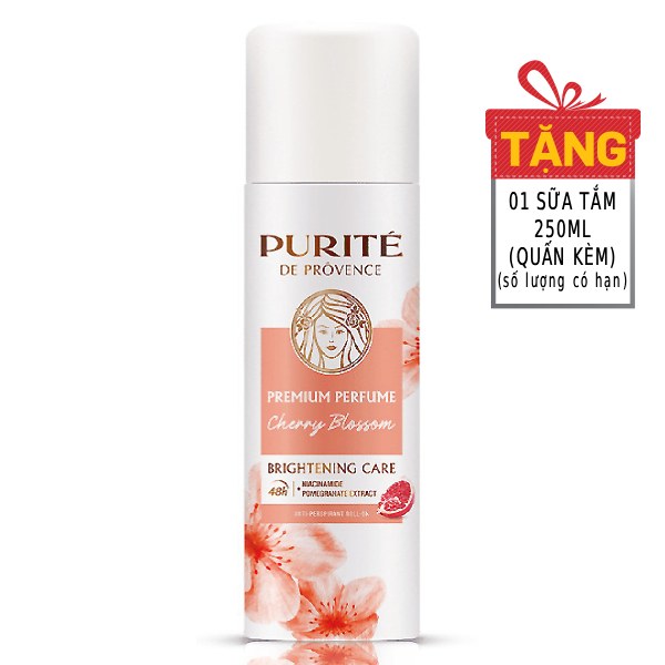 Xịt Khử Mùi Purite Hoa Anh Đào 140Ml