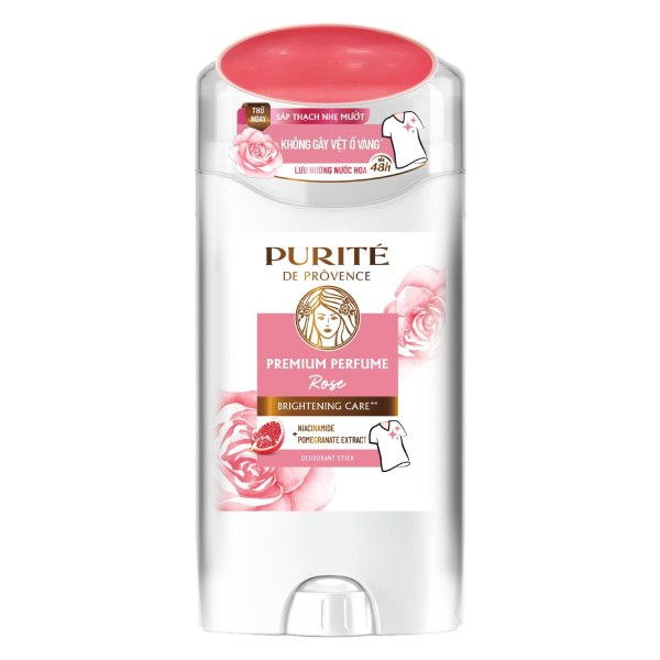 Sáp Khử Mùi Purite Dạng Thạch Rose 70G
