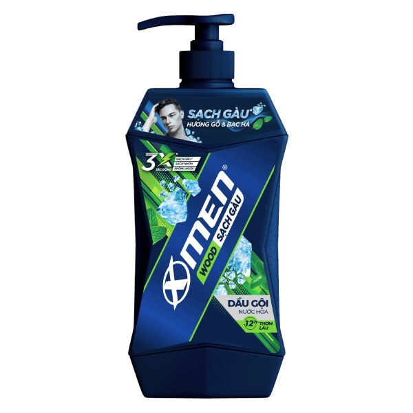 Dầu Gội Xmen Wood Sạch Gàu Chai 610G