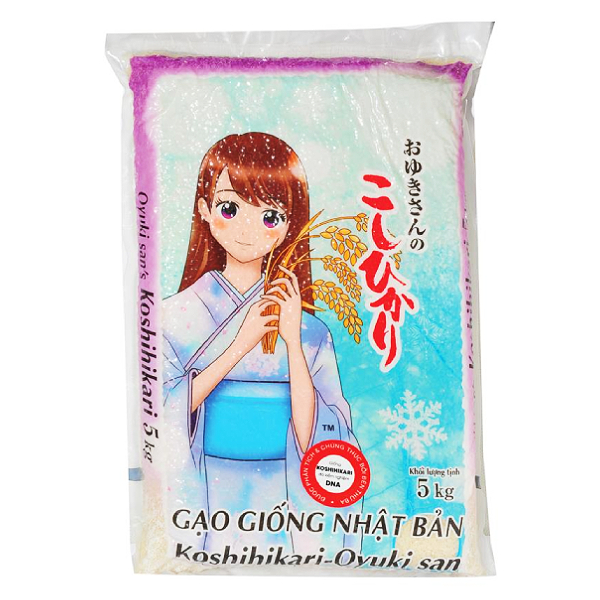 Gạo Giống Nhật Koshihikari 5Kg